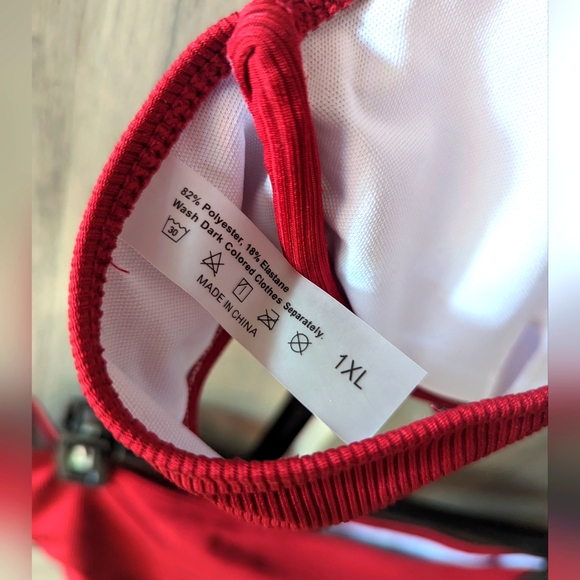 Shein Women's Red Underwire Bikini Size 1XL - Picture 4 of 4